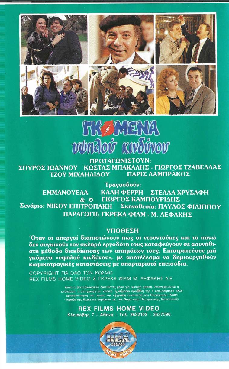 Back cover of Γκόμενα υψηλού κινδύνου